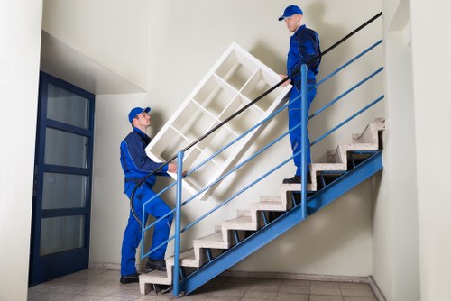 Office removals planning in South Kensington with local building access considerations