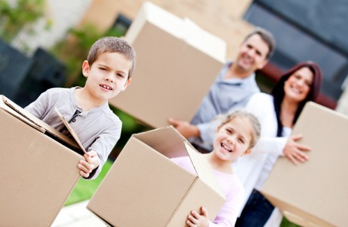 Organised moving day in South Kensington with secure packing