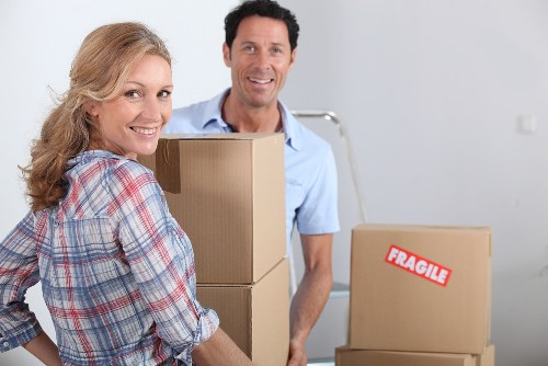Careful loading support for a South Kensington flat move